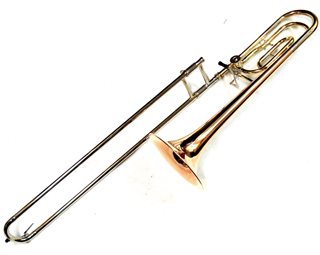 Conn-Selmer Bb&F Tenor Trb, lacq, Rose brass 8" bell, valve .547bore Trombone