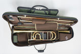 Marcus Bonna Double Case for 2 Detachable Bell Trombones (Tenor and Jazz) - Black Nylon