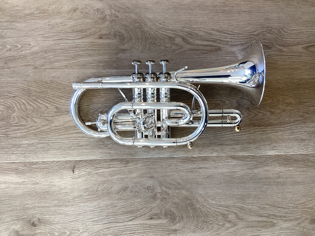 Pre Owned Stomvi Titan Copper Bb Cornet - Silver Plate