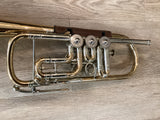 Pre Owned Scherzer Rotary C Trumpet Ref 8210 - Lacquer