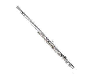 F665E Pearl Flute E mech offset G silver Forza head joint