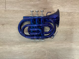 Pre Owned Unbranded Blue Pocket Trumpet