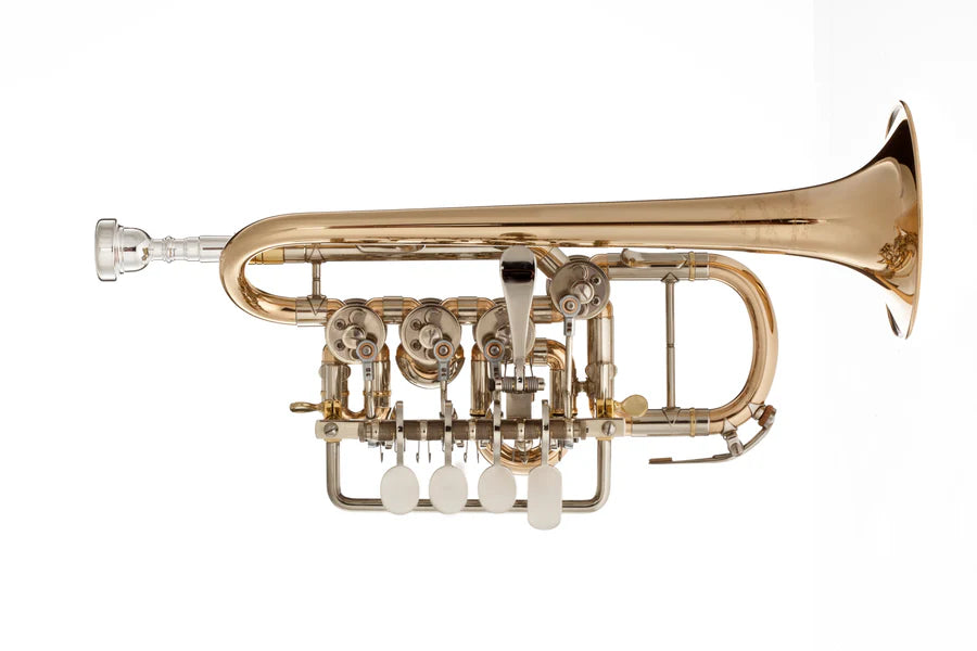 Scherzer High Bb/A Piccolo Tpt with double case