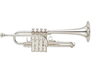 Yamaha Custom 9630 4 Valve Eb Trumpet - Silver