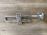 Pre Owned B&S Challenger II Eb/D Trumpet - Silver Plate
