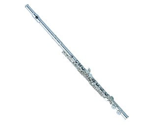 665E Pearl Flute E mechanism offset G silver HJ