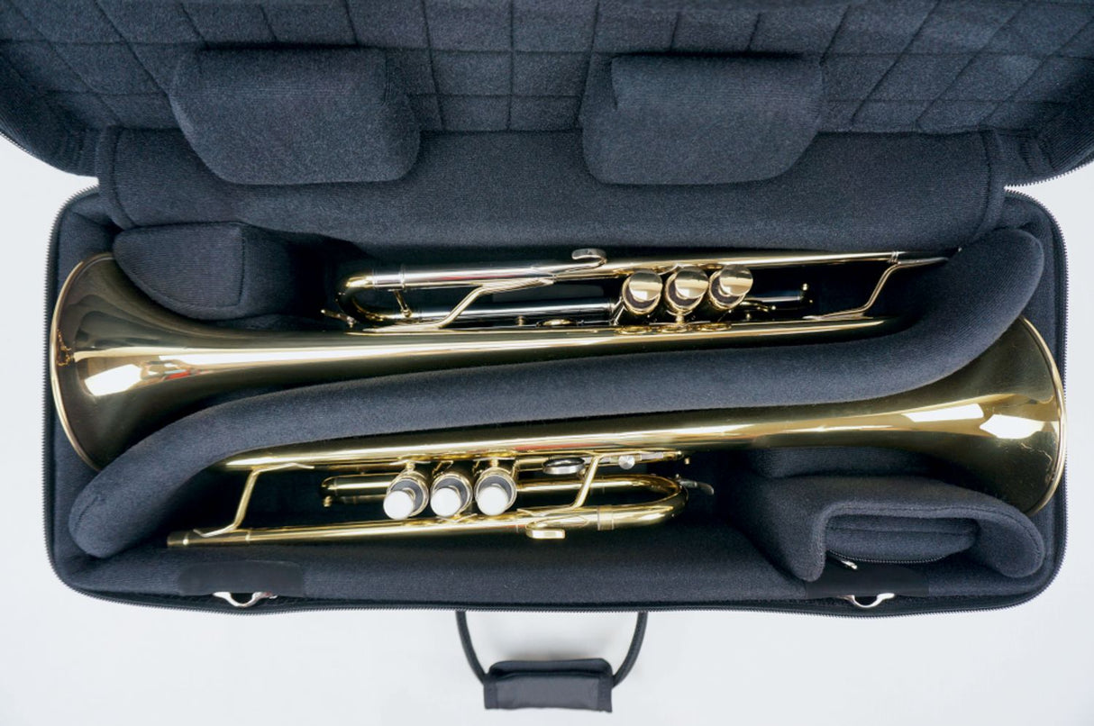 Marcus Bonna Double Trumpet Case - Black Nylon