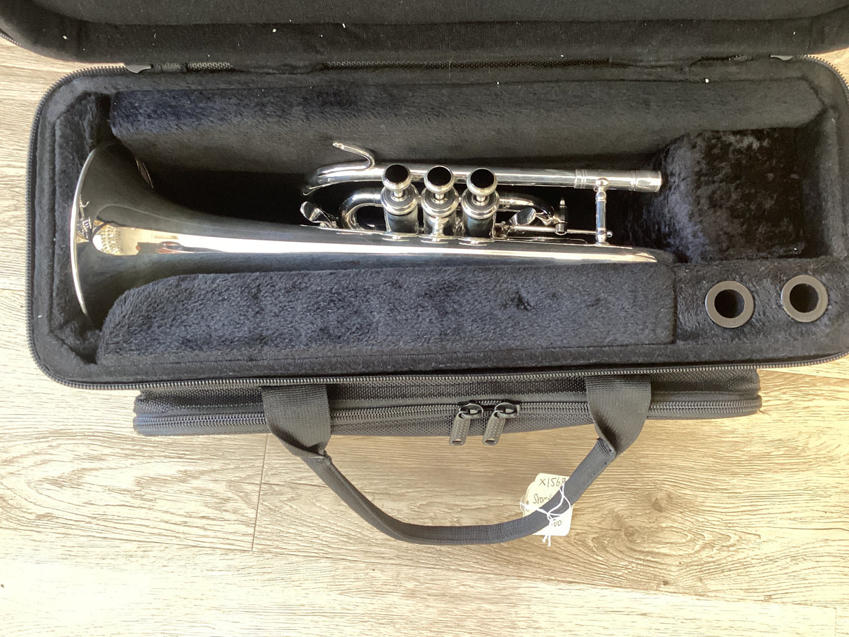 Pre Owned Stomvi Titan Copper Bb Cornet - Silver Plate