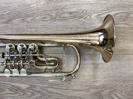 Pre Owned B&S Sherzer Rotary Trumpet in D