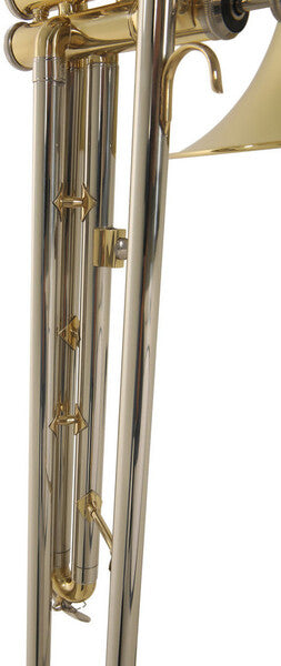 Bach Valve trombone. .500" bore. 8" yellow bell.
