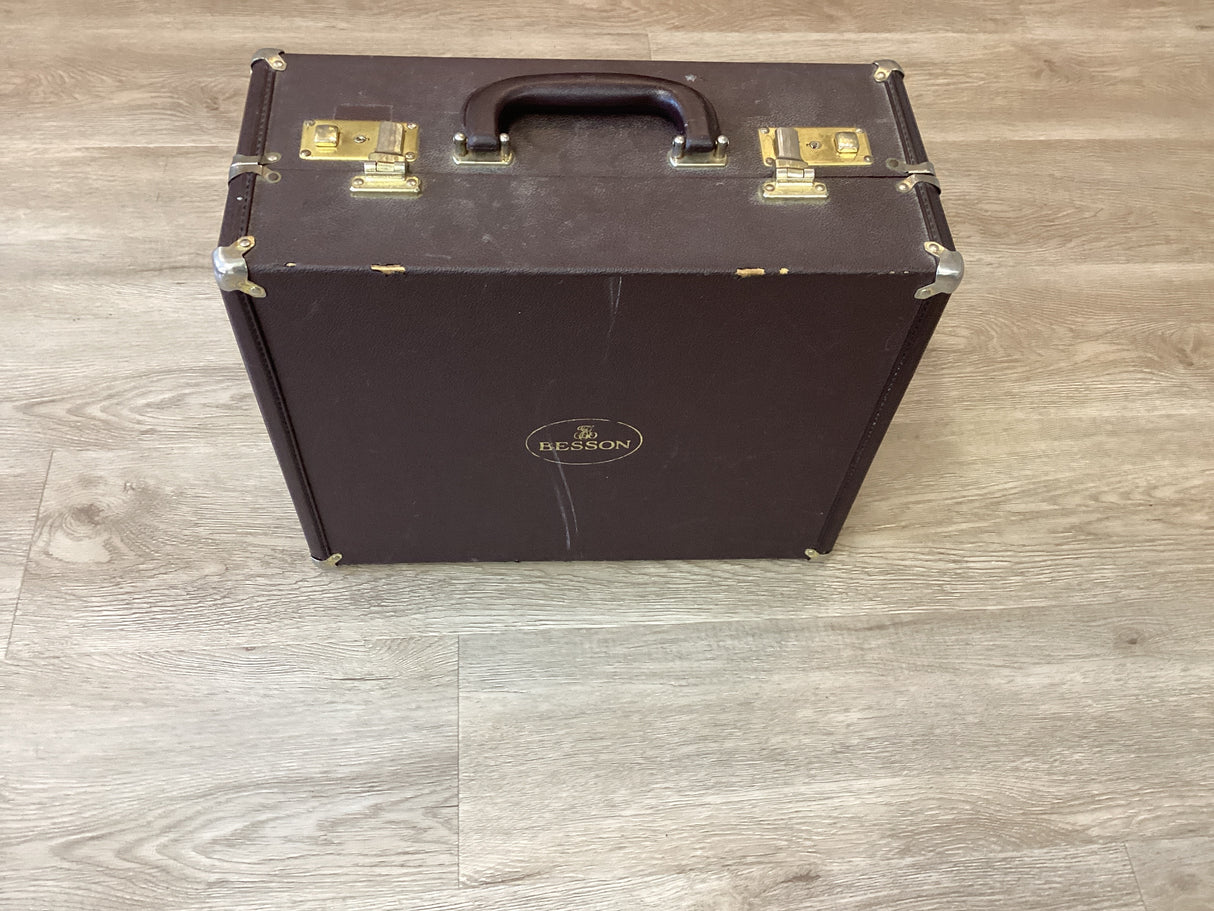 Pre Owned Besson Sovereign BE928 Cornet - Silver Plate