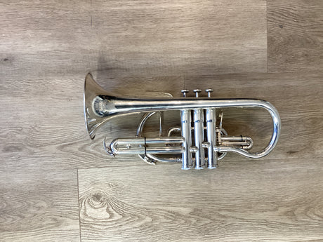 Pre Owned Besson Sovereign BE928 Cornet - Silver Plate