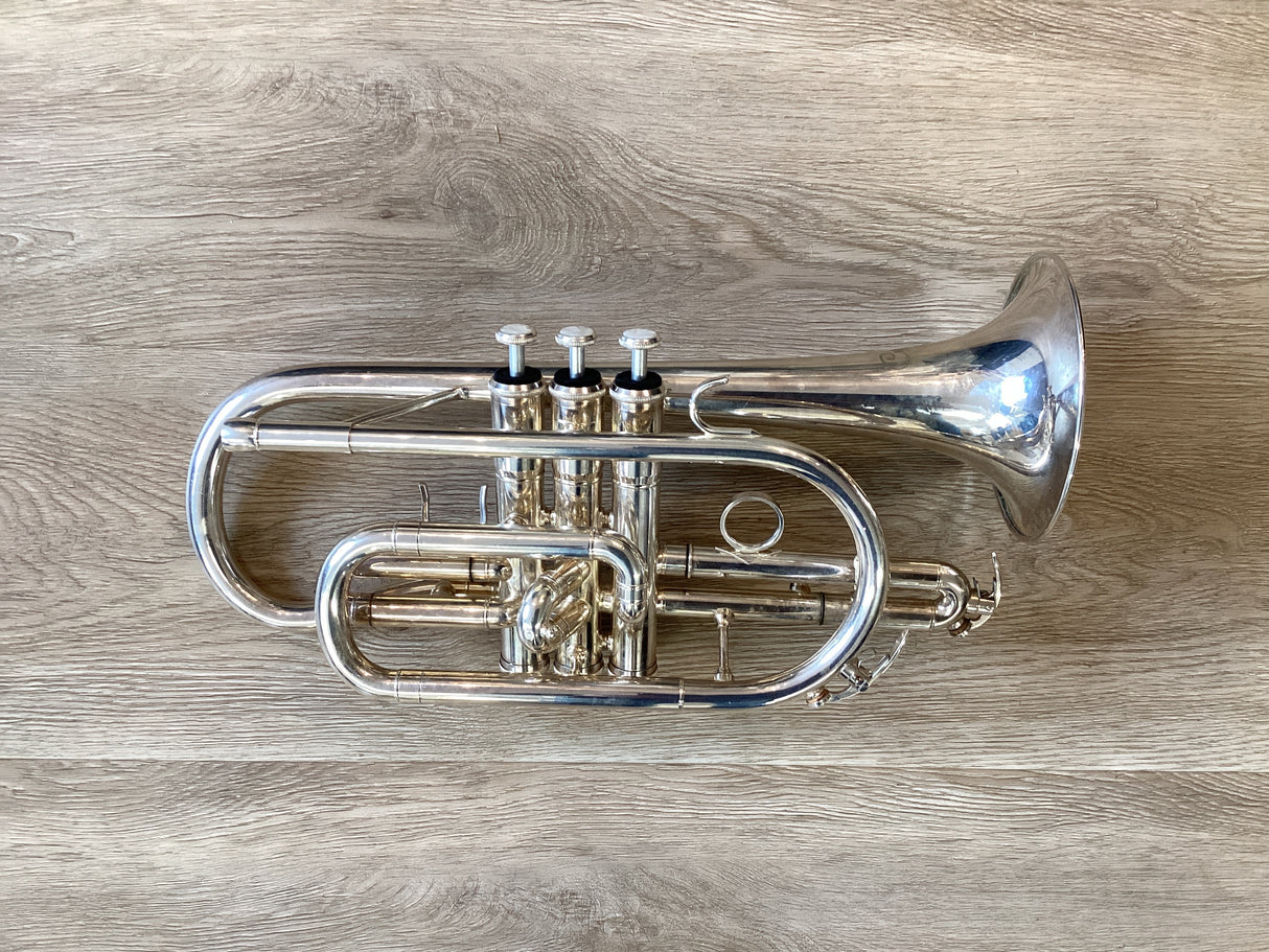 Pre Owned Catelinet CCR12S Cornet - Silver Plate