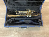 B&S Challenger II Bb Trumpet (Gold Brass Bell) - Lacquer