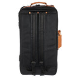 Gard Elite Compact Triple Gig Bag. Black Synthetic With Leather Trim