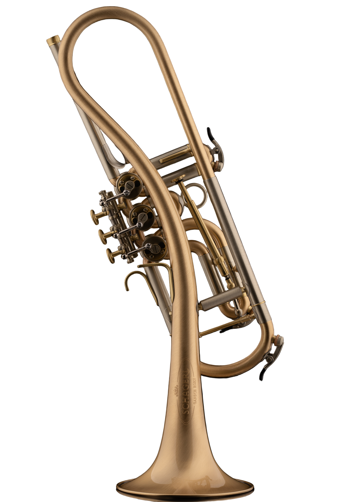 Schagerl Bb Trumpet "Ganschhorn" Heavy - Brushed Finish