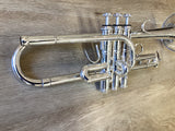 Pre Owned B&S Challenger II Eb/D Trumpet - Silver Plate