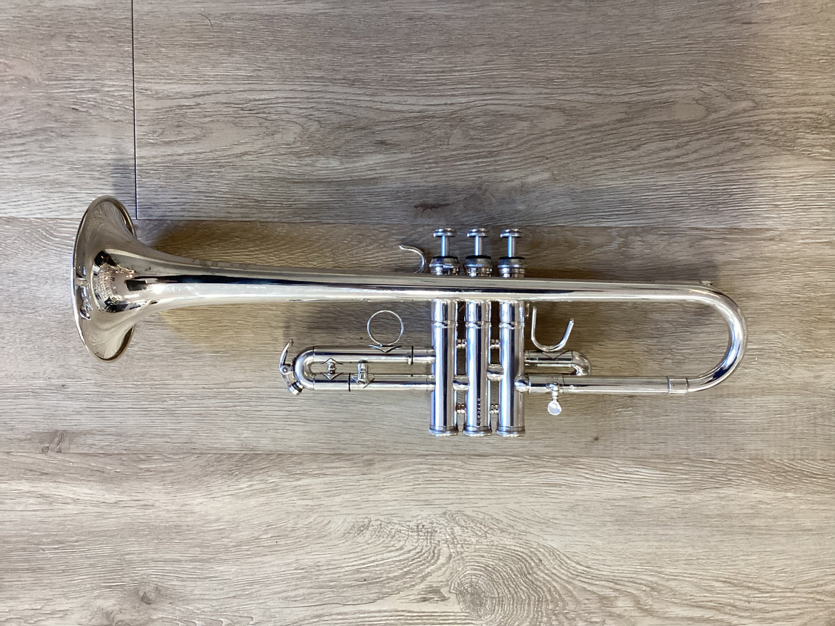 Pre Owned B&S Challenger II Eb/D Trumpet - Silver Plate
