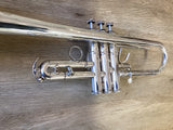 Pre Owned B&S Challenger II Eb/D Trumpet - Silver Plate