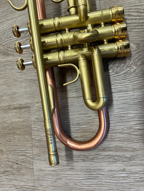 Stomvi Titan HE Bb Trumpet - Large Copper Bell - - HE Model Brushed Finish