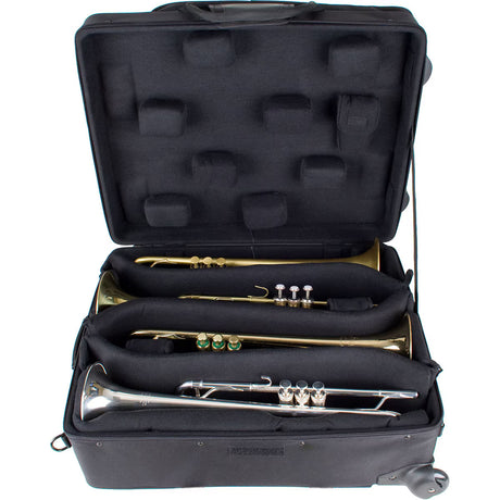 Protec IPAC Quad Trumpet Case with Wheels