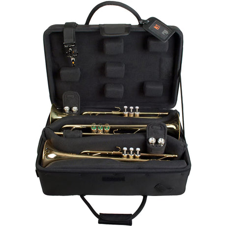 Protec IPAC Triple Trumpet Case Black with Wheels