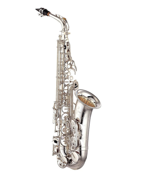 Play with brilliance and control on the Yamaha YAS-82ZS Alto Saxophone — silver-plated Custom Z design for professional tone and flexibility.