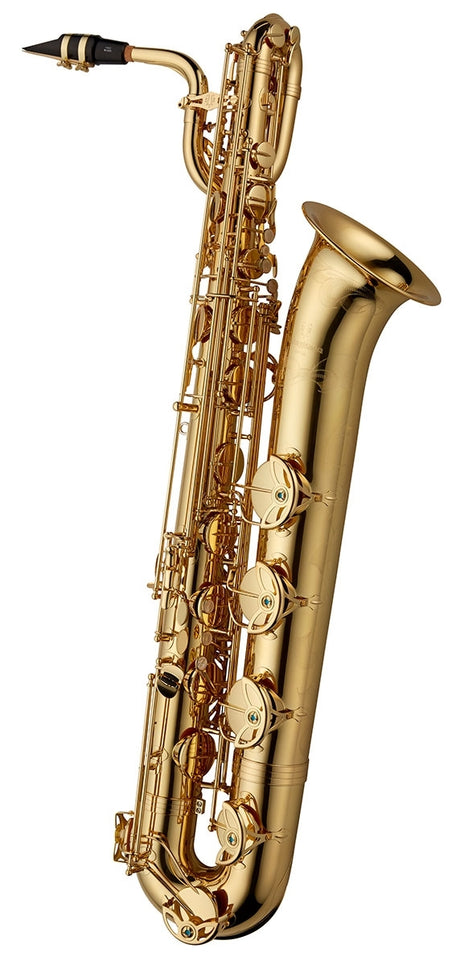 The Yanagisawa BWO1 Baritone Sax delivers rich tone, perfect intonation, and superb ergonomics—crafted in Japan for expressive, professional performance.