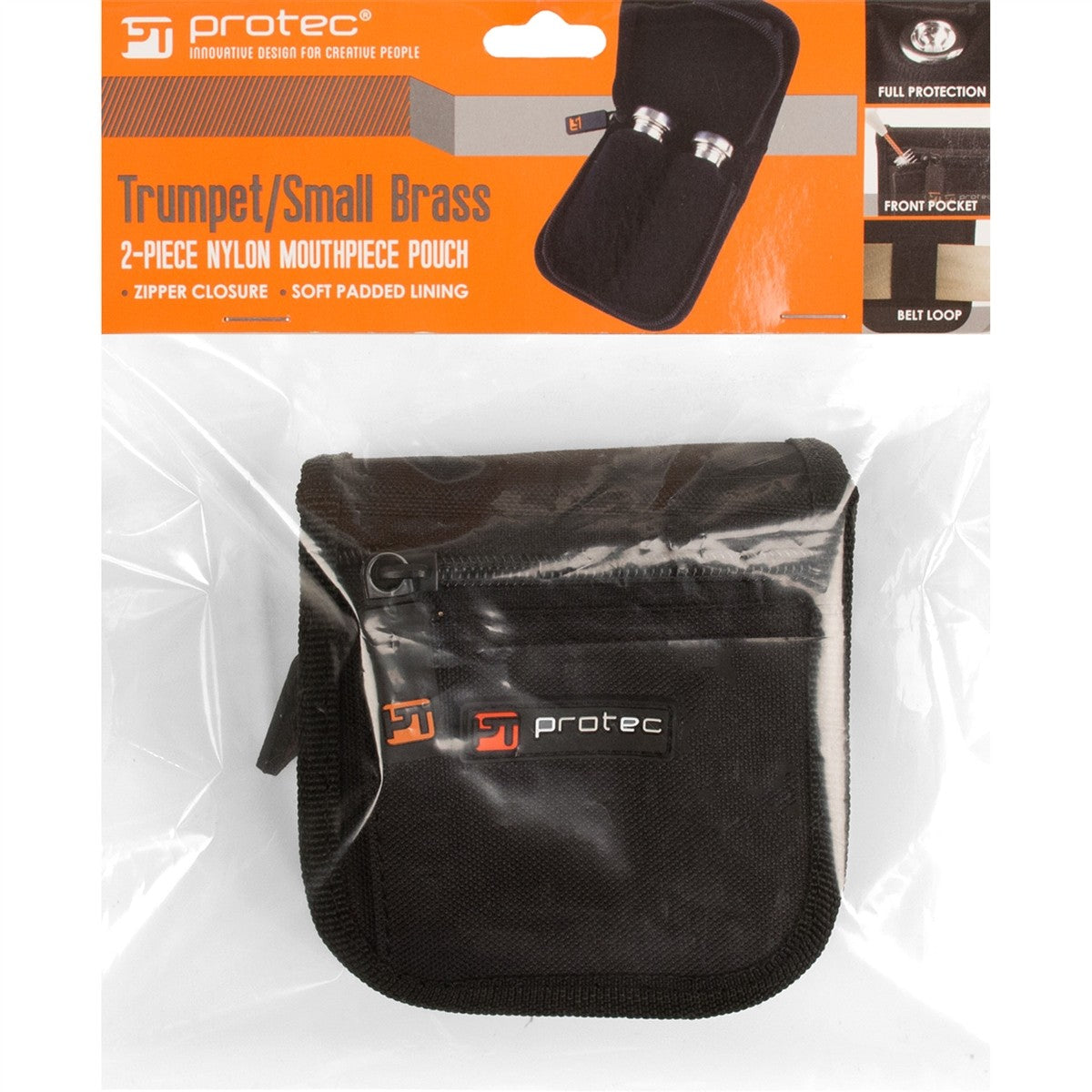 Protec Double Trumpet Mouthpiece Pouch