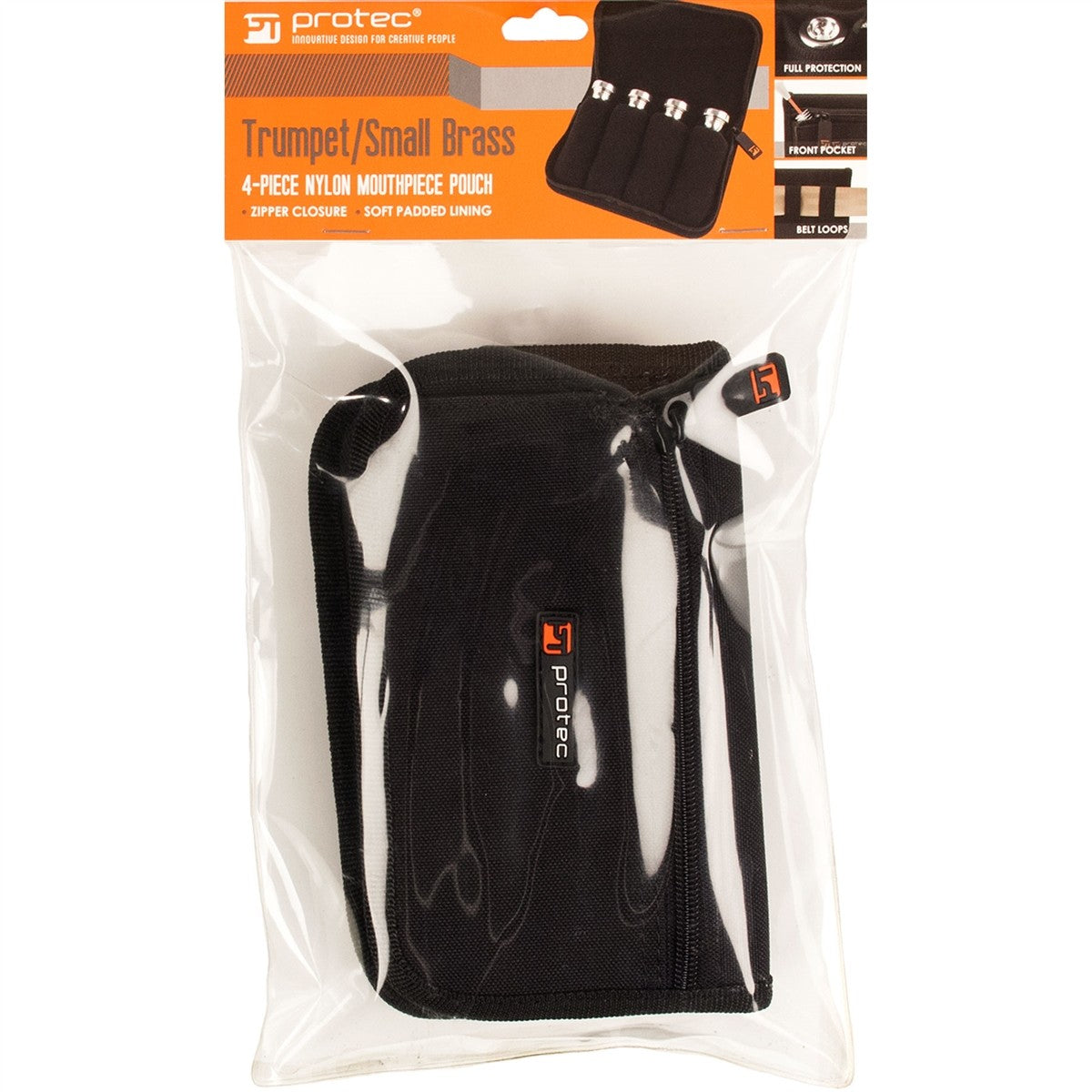 Protec Quad Trumpet Mouthpiece Pouch