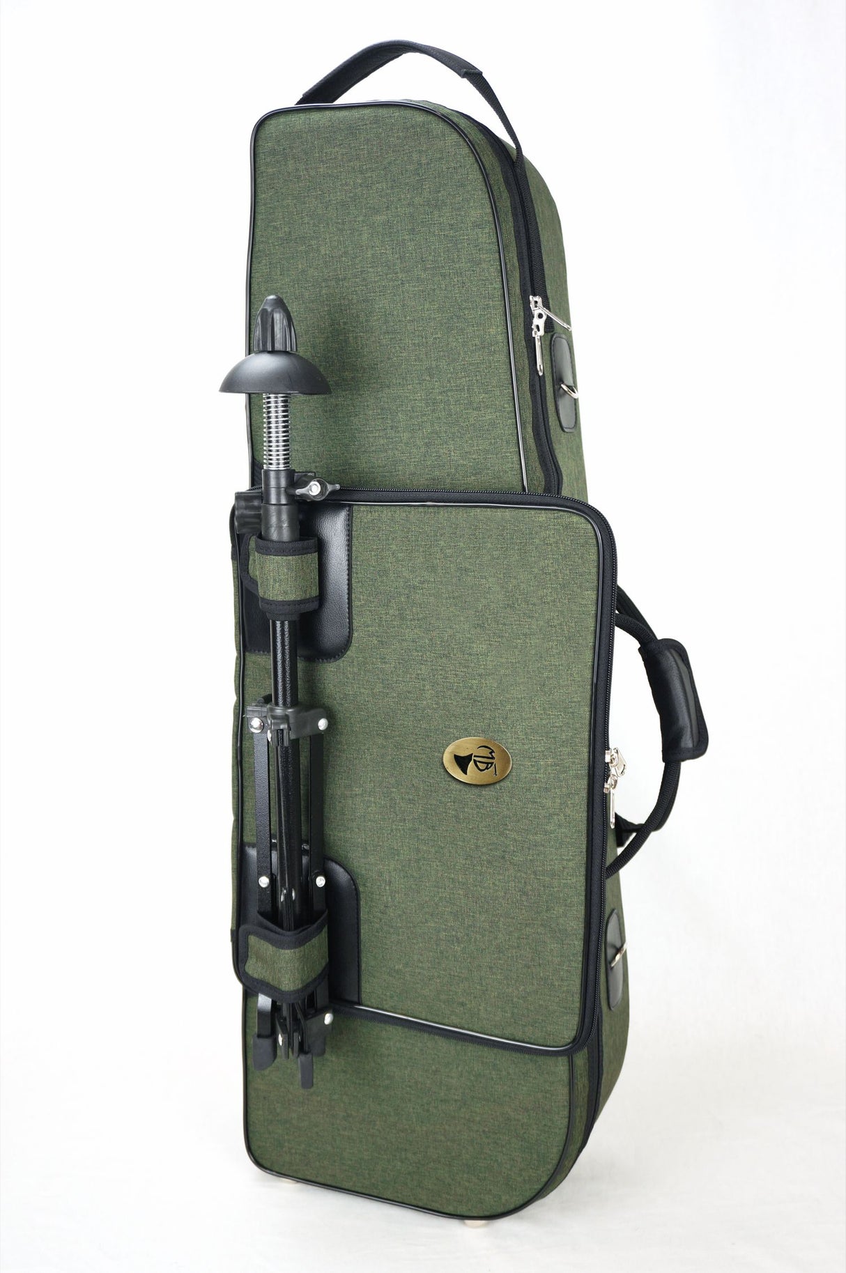 Marcus Bonna Double Case for 2 Detachable Bell Trombones (Tenor and Jazz) - Black Nylon