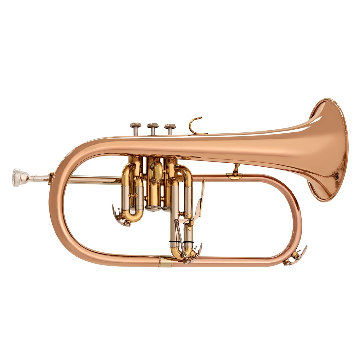 Elkhart 100FH Flugelhorn - Rose Brass Bell