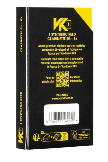 Vandoren VK1 Synthetic Bb Clarinet Reed